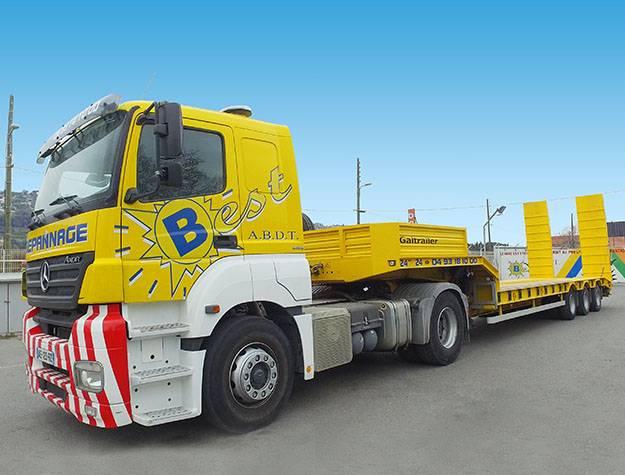 Remorquage poids lourds près de Loubet